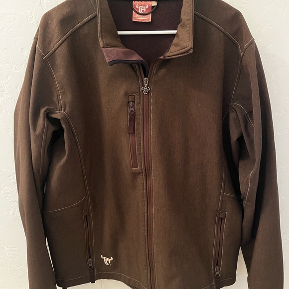 Men's Brown Performance Jacket - Picture 3 of 3